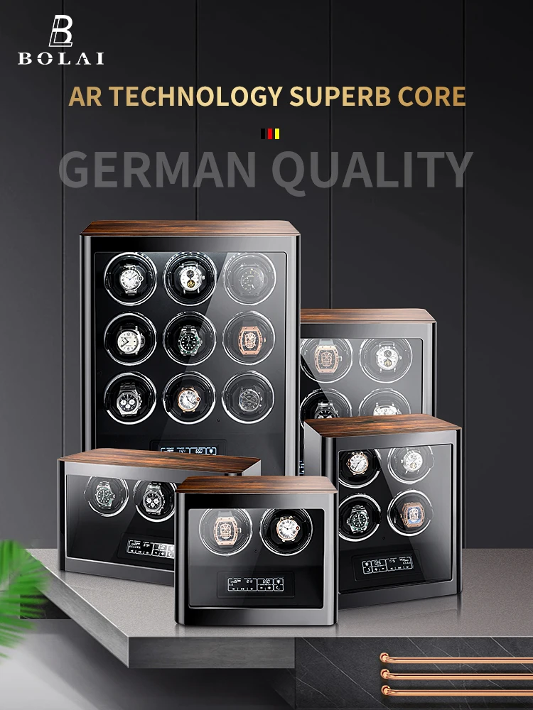Роскошный деревянный Сейф для часов автоматическое устройство намотки с мотором