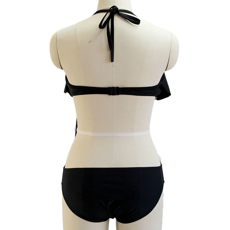 Купальник женский сплошной с V-образным вырезом и чашками пуш-ап |