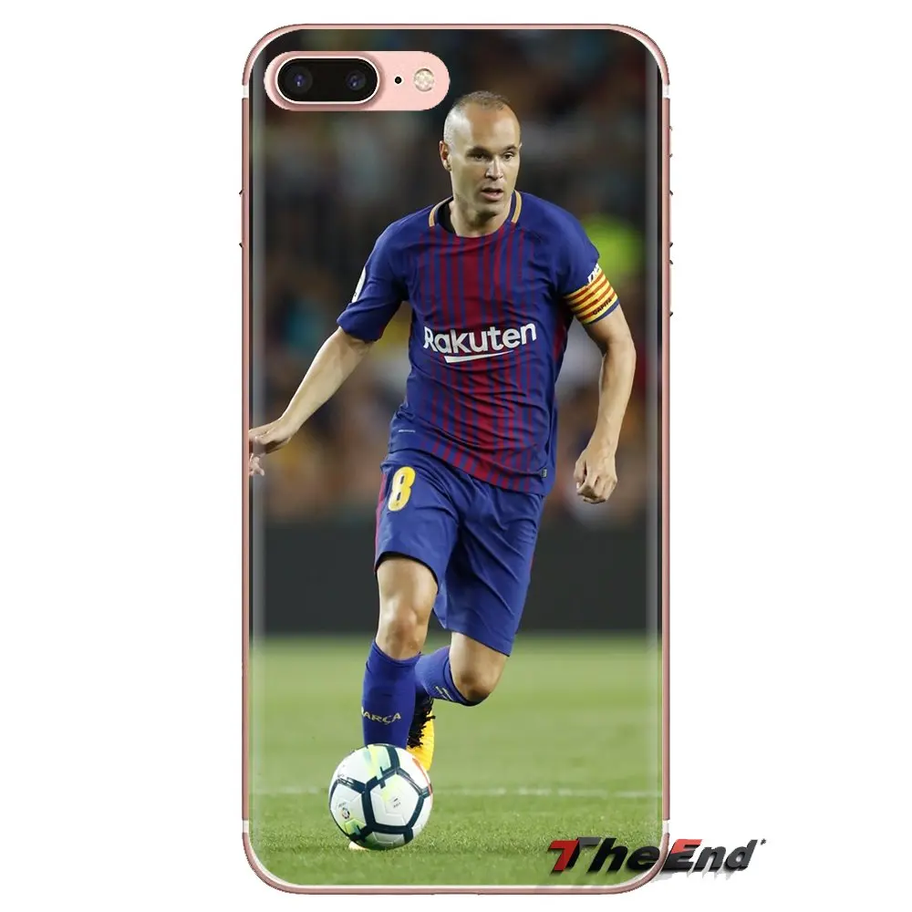 Andres Iniesta для Xiao mi 6 A1 Max x 2 5X 6X Red Note 5 5A 4X 4A A4 4 3 Plus Pro прозрачный мягкий чехол Чехлы |