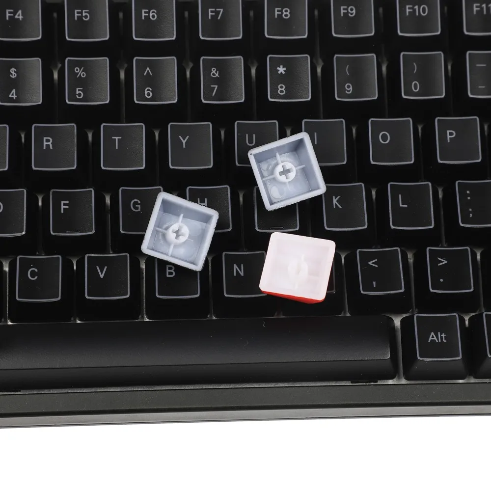 YMDK ABS ANSI ISO боковая подсветка верхняя подсветка 1,5 мм толщина блеск через Keycap только набор ключей для YMD75 KBD75 Keycool 84 KBD67 XD64 GK64