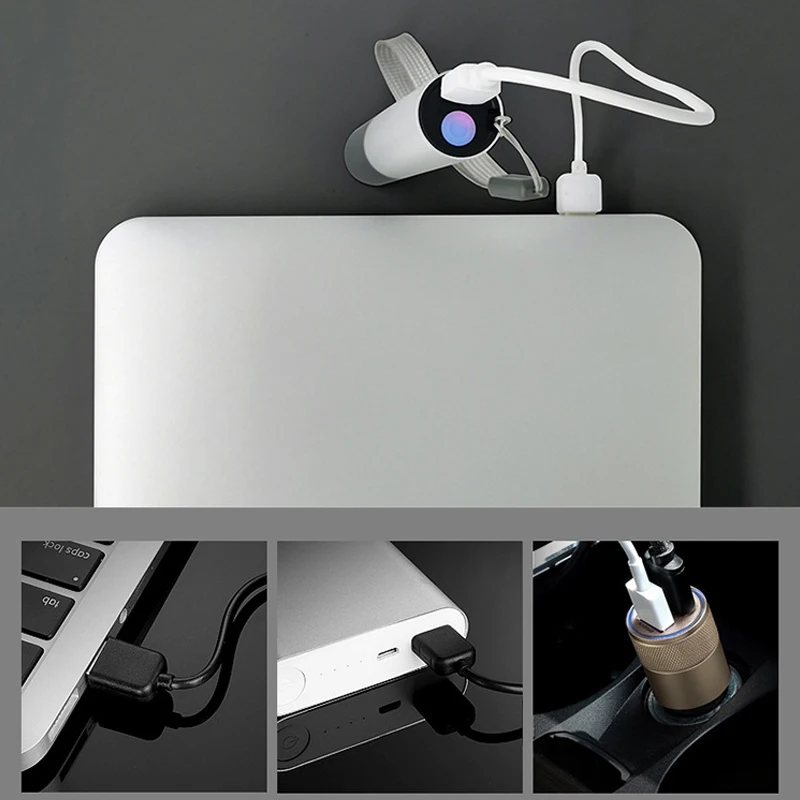 Super Bright Mini Light 3 Modes USB Rechargeable Flashlight with Build in 14500 Battery | Лампы и освещение