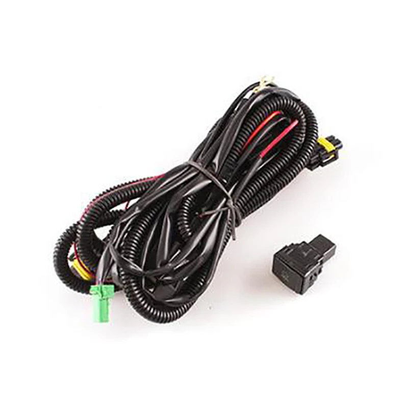 

Car Fog Lights LED Fog Light Headlight Switch Harness Cover Fog Lamp Assembly Frame Grilles for Nissan X-Trail 2014-2016