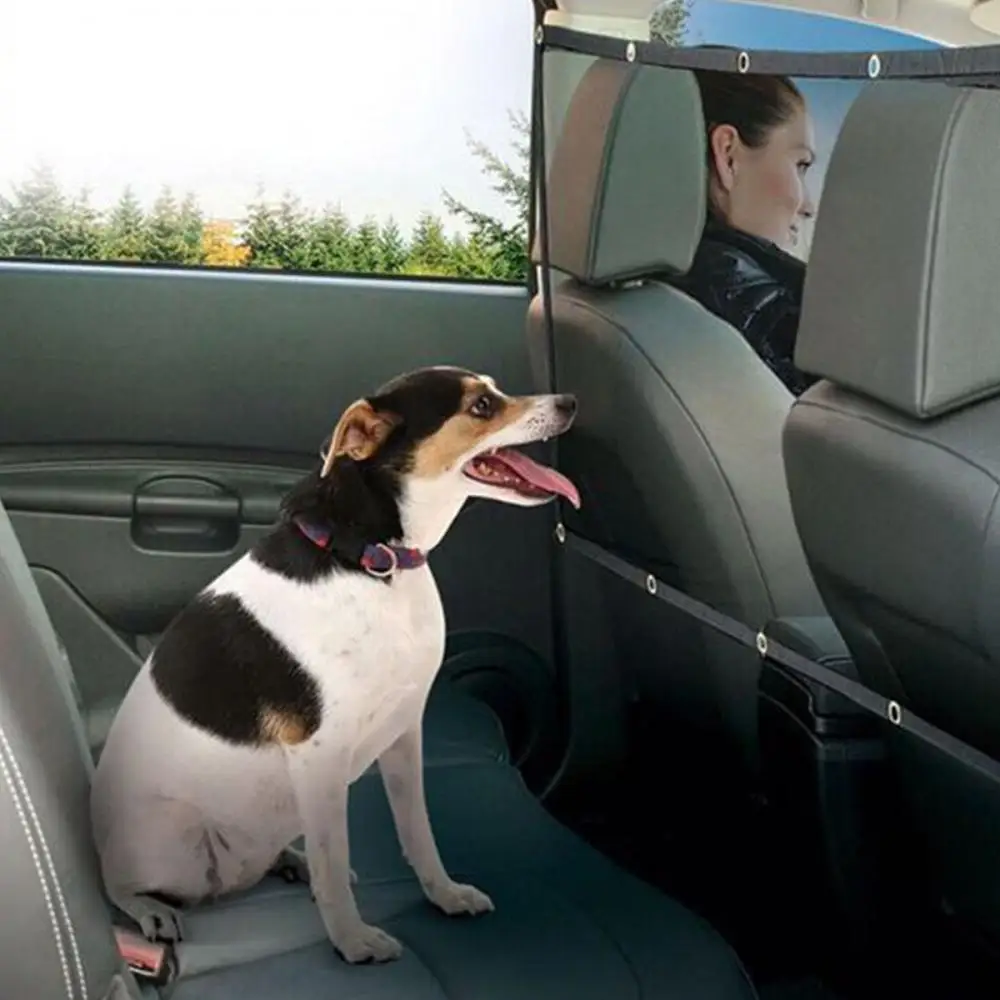 

Durable Universal Car Pet Barrier Mesh Dog Car Auto Safety Travel Isolation Net Vehicle Van Back Seat