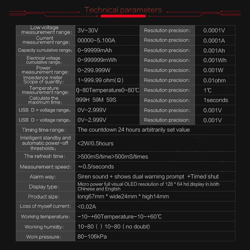 Батарея/USB Тестер DC Вольтметр Амперметр 18650 измеритель емкости электронный сброс