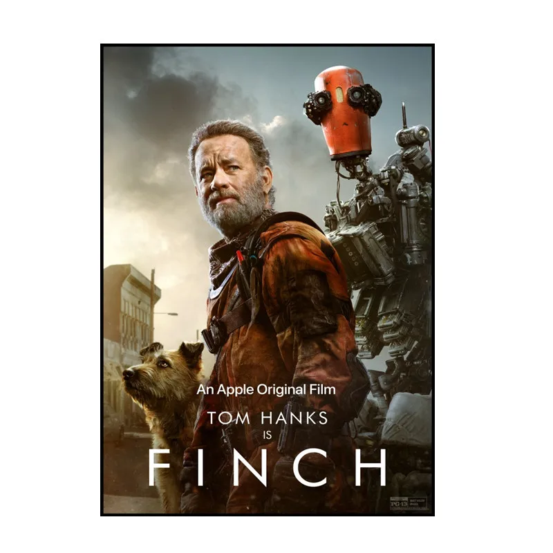 

Плакат из фильма Finch, плакат из белой медной бумаги, наклейка для украшения гостиной, бара, настенная живопись