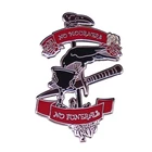 Шесть ворон-нет Плакальщики не похорон красная роза ворона drink Wine брошь NMNF Ворон эмали штырь литературы ручка со средним пером bookworm отличное дополнение