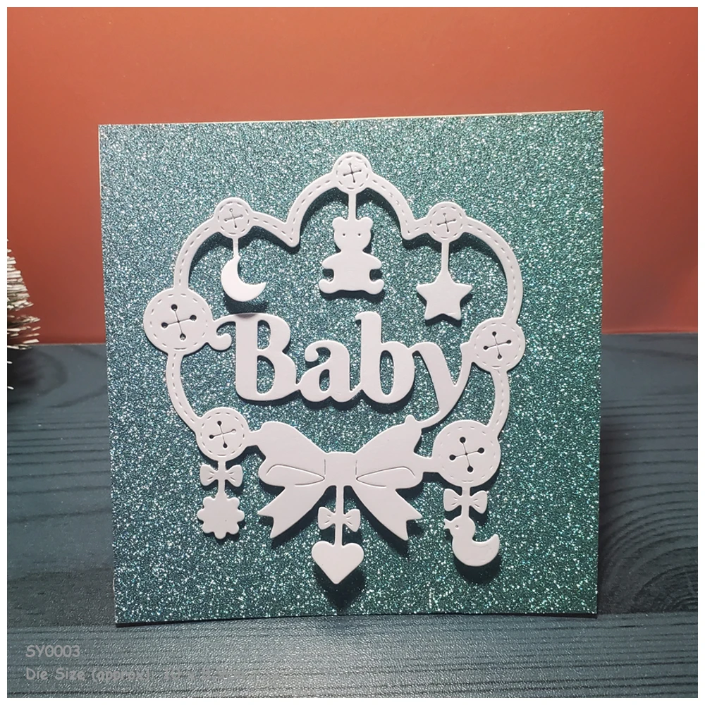 

Baby Cute Metal Cutting Dies for DIY Molds Scrapbooking Album Embossing Folders Cardmaking Greeting Card Photo Paper Crafts Gift