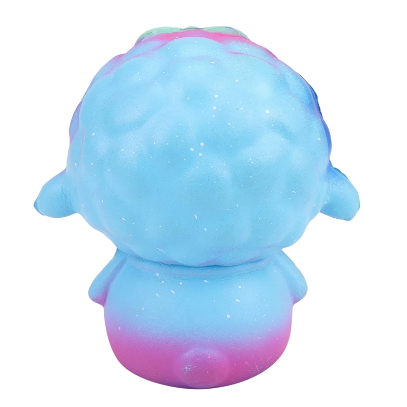 

Squishy Toy, Slow Rising Squeeze Soft Cute Fun Galaxy Sheep Jumbo Scented Squishies Stress Relief Toys Phone Charm Gifts for Kid