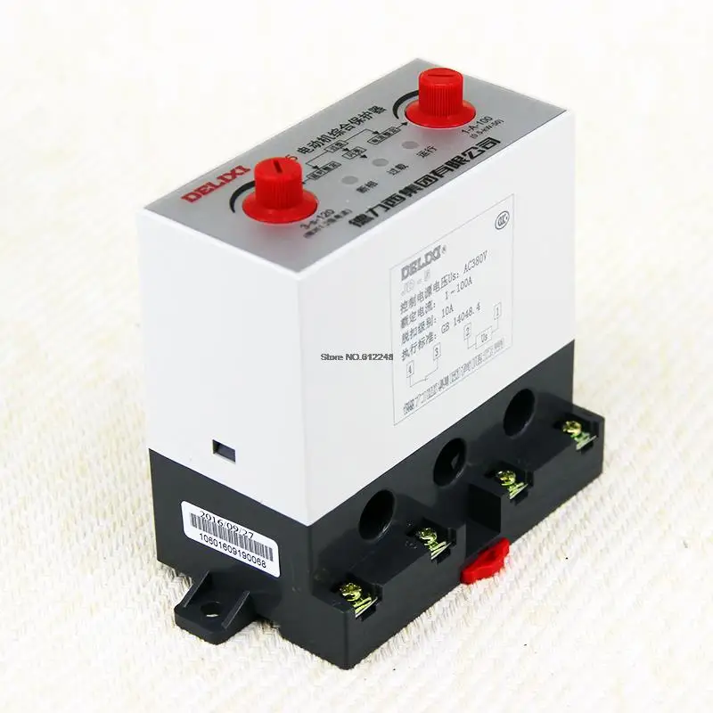 DELIXI JD-5 1-100A (0.5-50KW) AC380V 220V MotoRrelay Motor Integrated Protection JD-5B 1-80A (0.5-40KW) 380V | Обустройство дома