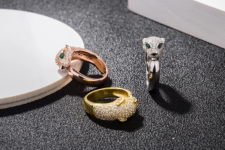 Женское/мужское кольцо из серебра 925 пробы с цирконом класса ААА|Кольца| |