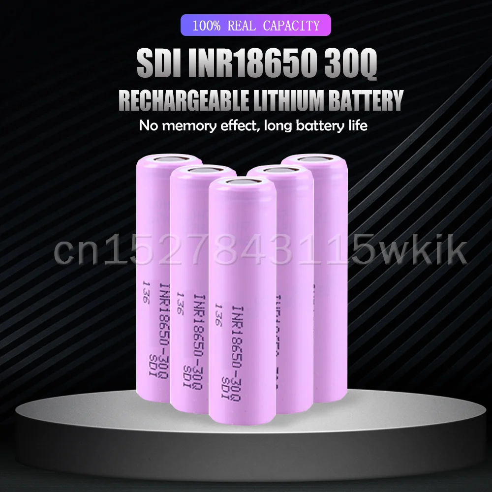 Литиевая аккумуляторная батарея INR18650 30Q 3 7 в 3000 мАч 18650 20 А