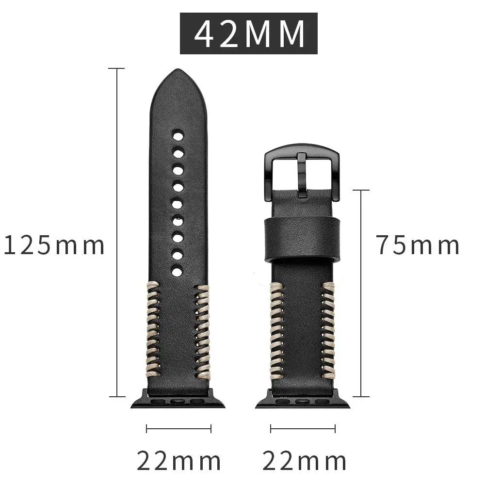 

leather for apple watch band for apple watch straps 44mm 38mm 42mm correa for apple watch 38mm 44mm 40mm for iwatch band 42mm