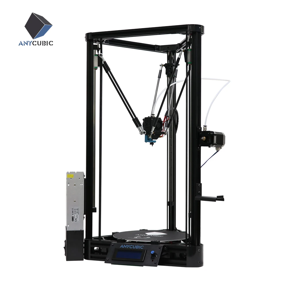 3D принтер ANYCUBIC Kossel автокалибровка рейсовые направляющие увеличенная область