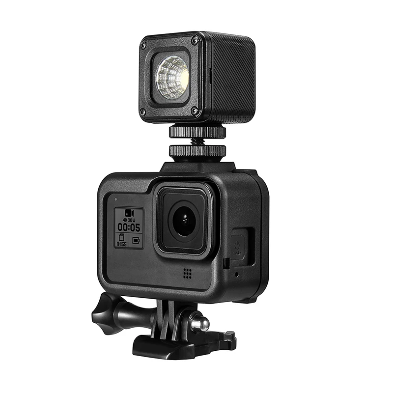 Защитный чехол Vlogging для GoPro Hero 8 с черным креплением для микрофона Vlog Cage корпус в виде ракушки рамка клетка с холодным башмаком