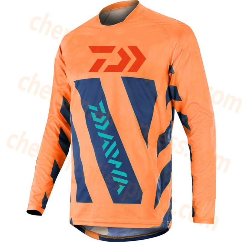 

2021 New DAIWA Quick Drying Fishing Clothing Long Sleeve Autumn Sunscreen Anti-uv Breathable Summer Fishing Shirt Fishing Jersey