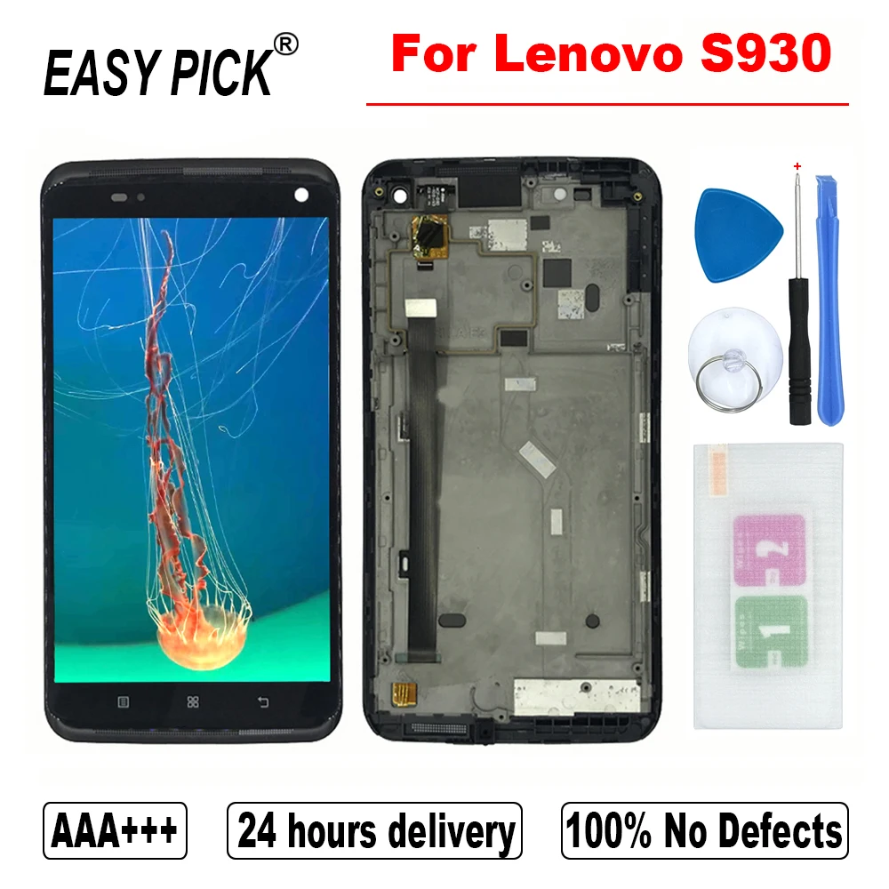 Сменный сенсорный ЖК дисплей для Lenovo S930|Экраны мобильных телефонов| |
