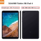 Планшет XIAOMI MI Pad 4, 8,0 дюйма, 4 + 64 ГБ, Snapdragon 660, Bluetooth 5,0, 2 камеры