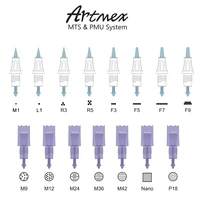 microblading tattoo needle cartridge m1 l1 r3 r5 f5 f7 needles used for artmex v8 v6 v3 pmu semi permanent makeup machine needle
