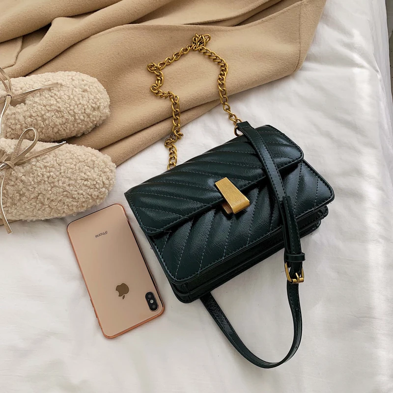 XGVOKH женские роскошные полосатые кожаные сумки с резьбой через плечо для женщин