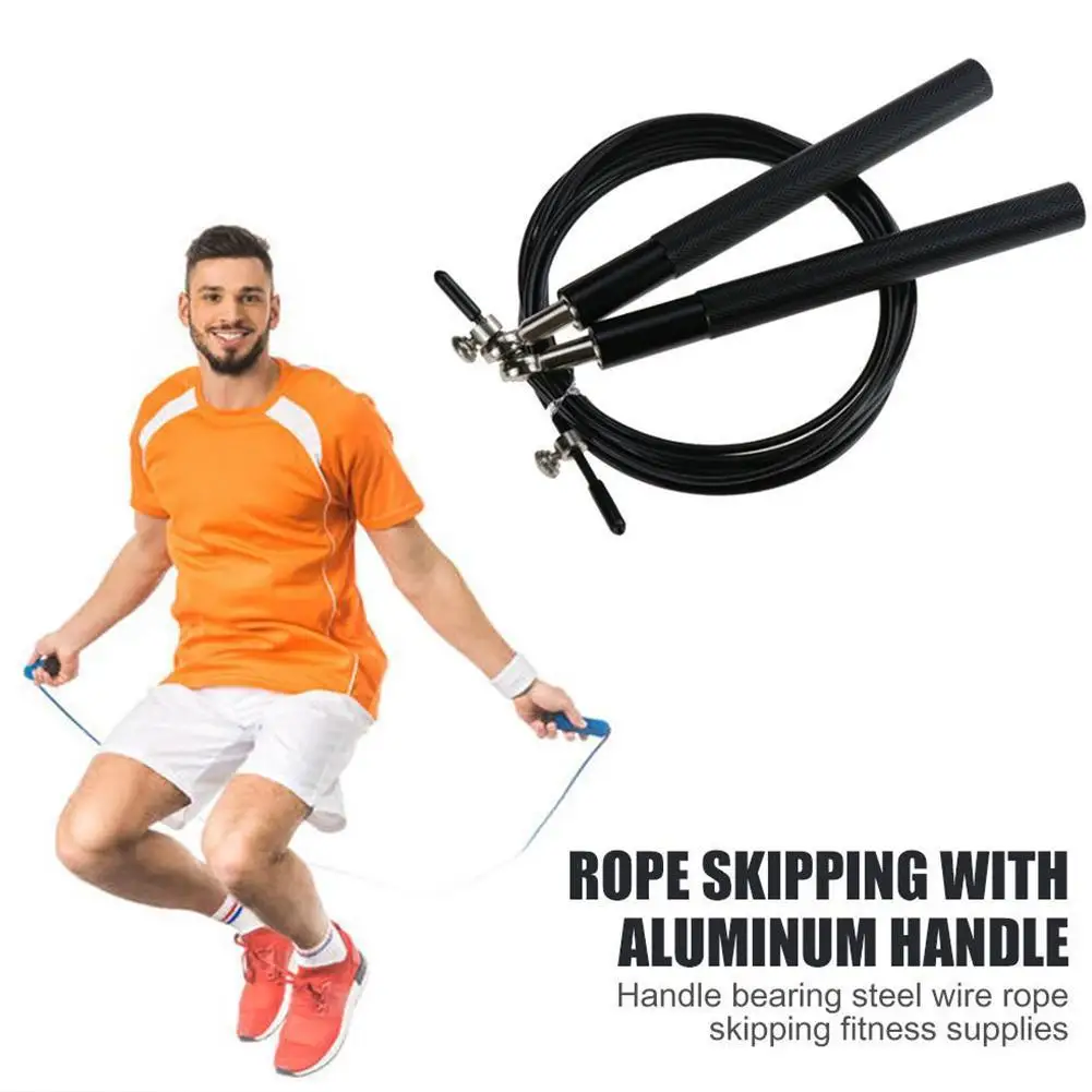 Многоцветная высокоскоростная Скакалка для фитнеса стальная скакалка веревка