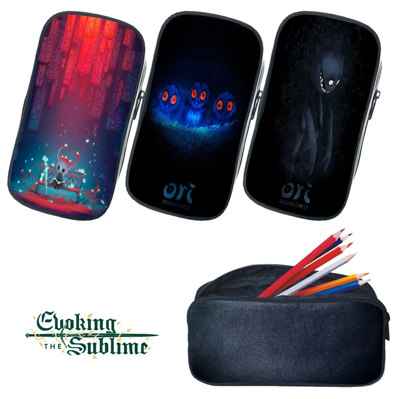 

Children Pencil Bags Ori and the Will of the Wisps Pattern Printing Pencil Case Boys GirlsStorage Bag Students School Case