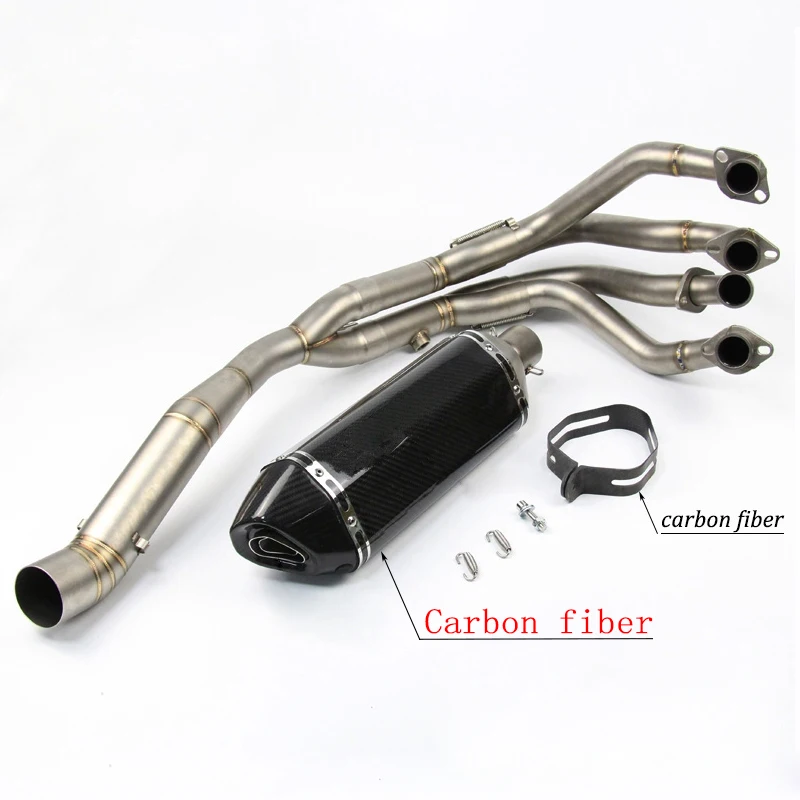 Для Кавасаки ZX6R полная система труб с выхлопом мотоцикла Модифицированная труба