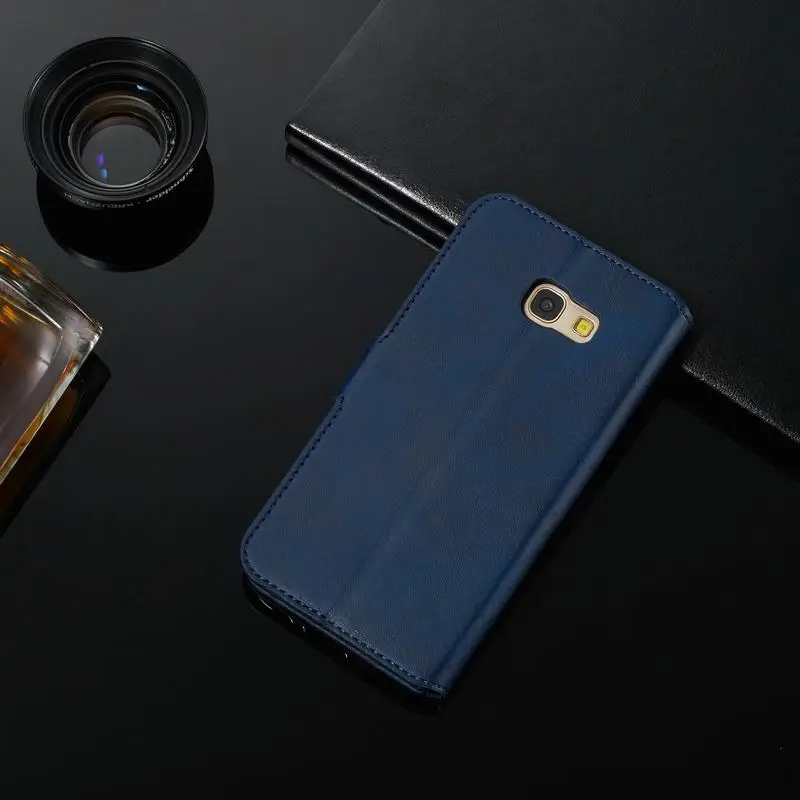 Для samsung Galaxy A5 чехол Кожаный чехол-бумажник для телефона с отделениями для карт чехлы на samsung A5 A520 Etui противоударный Ретро протектор