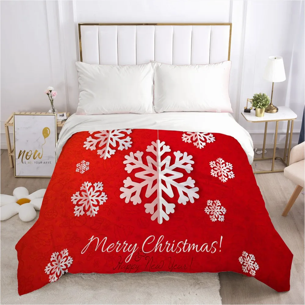 Пододеяльник с 3D рисунком Рождества пододеяльник пододеяльники свадебное