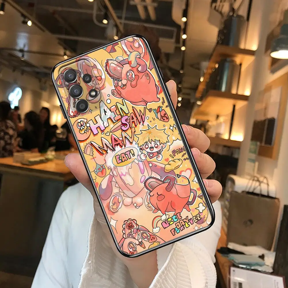 Чехол для телефона в стиле аниме бензопила Samsung Galaxy A70 A50 A51 A71 A52 A40 A30 A31 A90 A20E - купить