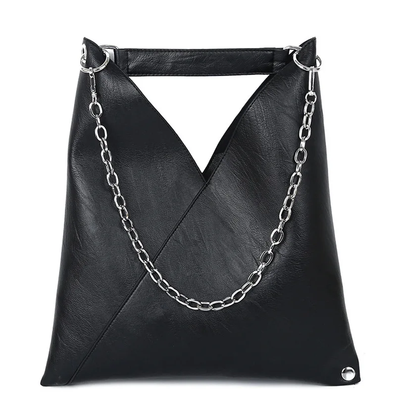 

New Fashion Handbags for Women 2021 Winter Solid PU Leather Handbags Women Bags Large Capacity Tote Shoulder Bags Sac A Main