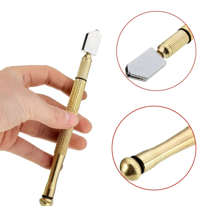 Professional Glass Cutter With Tungsten Carbide Precision Mirror Stained Glasses Glass Cutter cortador de vidrio D40