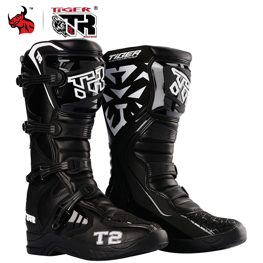 

TR Men Motorcycle Boots Waterproof PU Botas Moto Boots Motocross Motorcycle Shoes Protection Motorcycle Long Thigh Boots