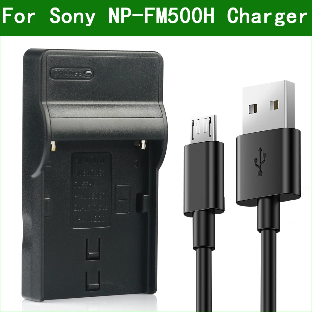 LANFULANG NP FM500H NPFM500H USB зарядное устройство для Sony|battery charger|charger forusb battery charger |