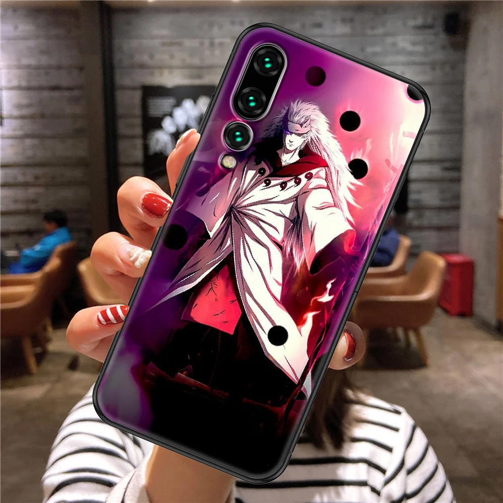 

Madara Uchiha Narutos Phone case For Huawei P Mate P10 P20 P30 P40 10 20 Smart Z Pro Lite 2019 black silicone cell cover soft