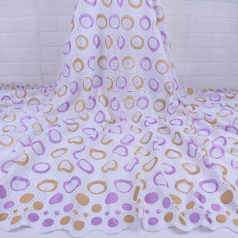 Новейшая африканская сухая хлопковая кружевная ткань 2020 Высокое качество чистая