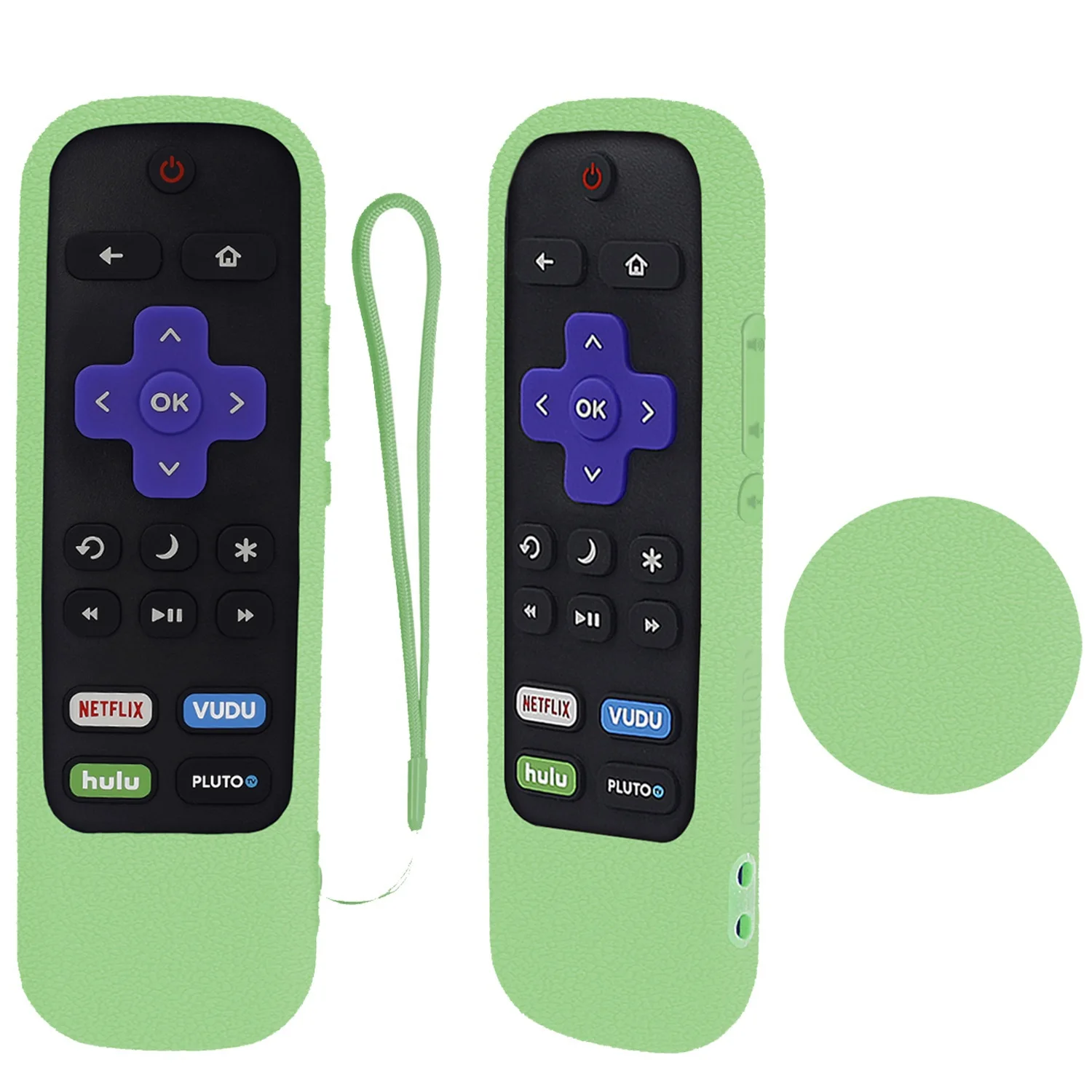 

Steaming Stick 3600R 3800/3900 Remote Silicone Cover Shock Proof Controller Skin Anti Slip Protective Case For TCL Roku TV