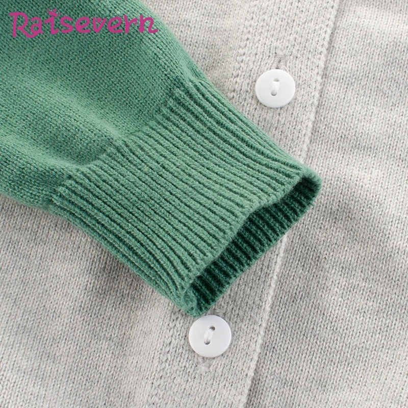 RAISEVERN вышивка Плащ для девочек ветровка с завязками зимние куртки капюшоном