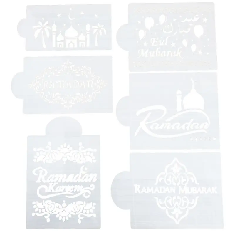 1 шт. мусульманский фестиваль Рамадан трафарет для украшения тортов пост Малый