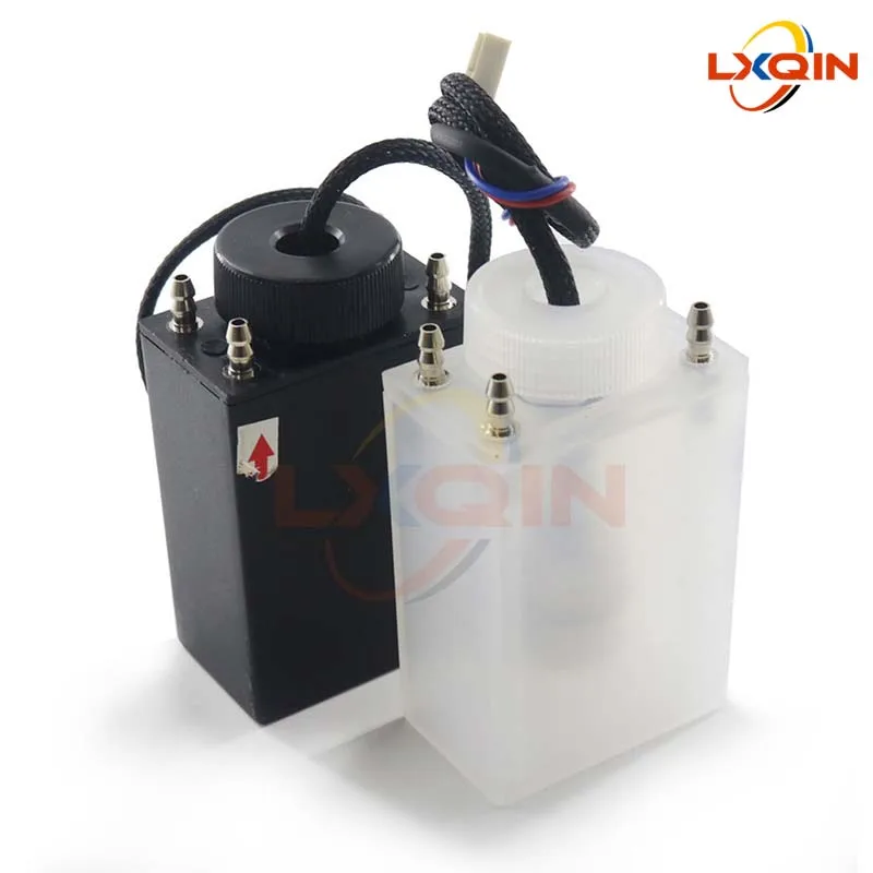 

LXQIN 2pc UV/Solvent 4 Ways Ink Sub Tank for Infiniti Human Phaeton Allwin inkjet Printer Konica Head 4 Holes Ink Cartridge