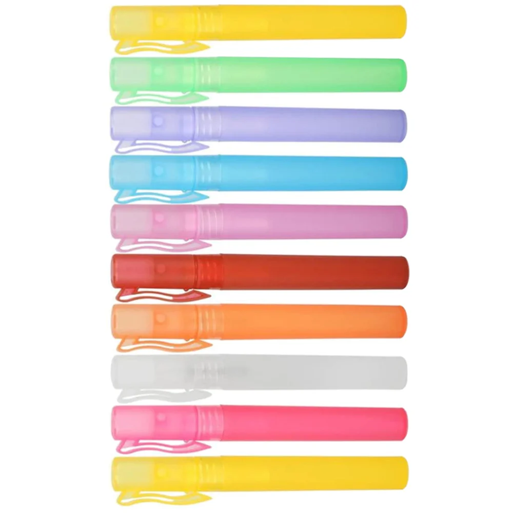 

10Pcs Liquid Sprayer Travel Reusable Dispenser Liquid Holder Mixed Color