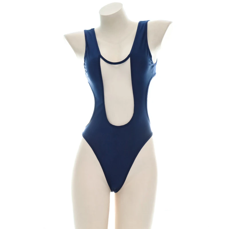 Школьный купальник JK School Grils Transparent Mesh Sukumizu Cosplay Bodysuit Swimwear Sexy Anime Backless One Piece Swimsuit Bathing Suit Dropship.