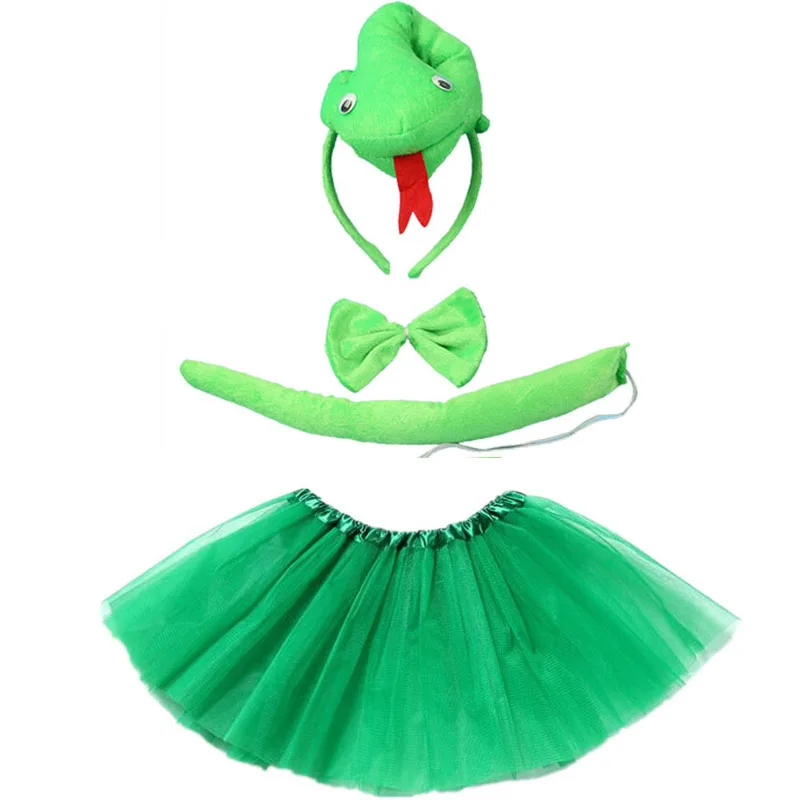 Со змеиным рисунком в виде животных для костюмированных мероприятий по типу