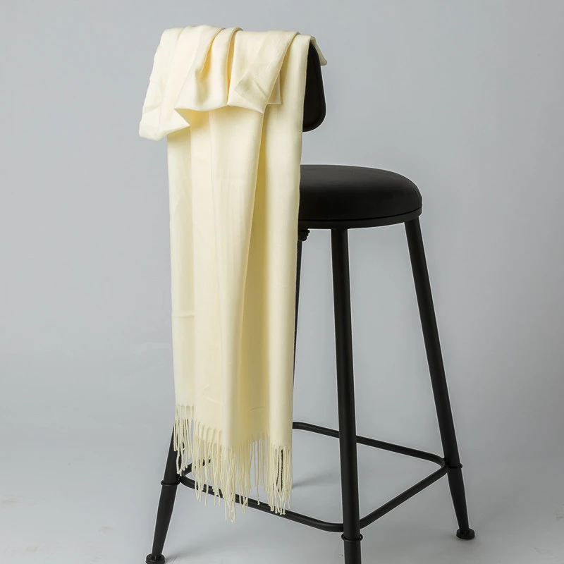 

Girita Women's Fashion Scarf Cashmere Scarf Ladies Solid Color Shawl Wrap Autumn and Winter Neutral Female Headband Hair Band