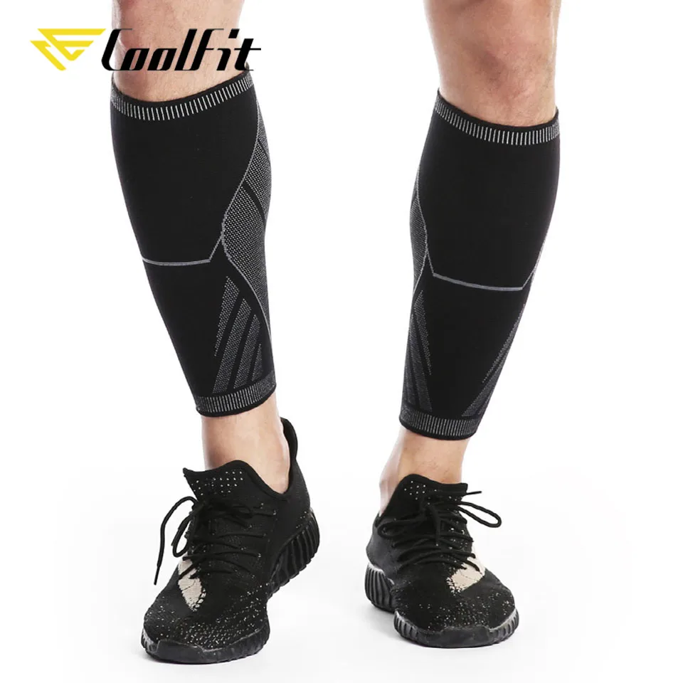 CoolFit/1 пара компрессионных голени с рукавом для волейбола мужские эластичные