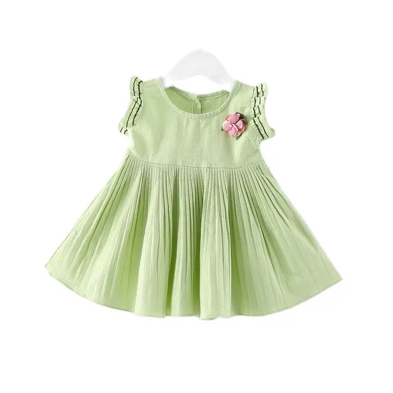 Милое Платье для девочек Disney новинка 2019 летняя одежда платье принцессы с цветами