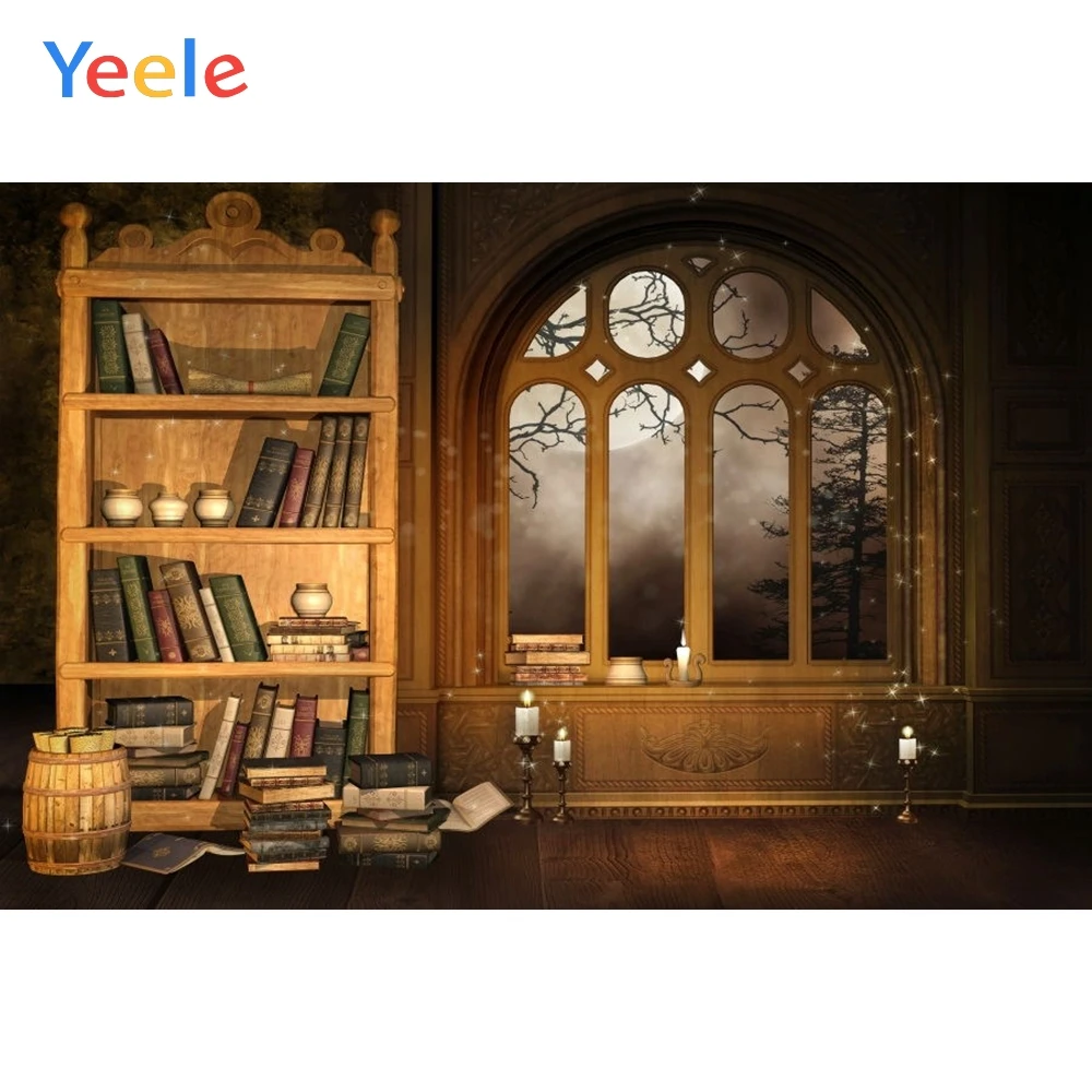 

Vintage Retro Room Interior Window Bookshelf Baby Portrait Backdrop Photography Backdrops Vinyl Background For Photo Studio