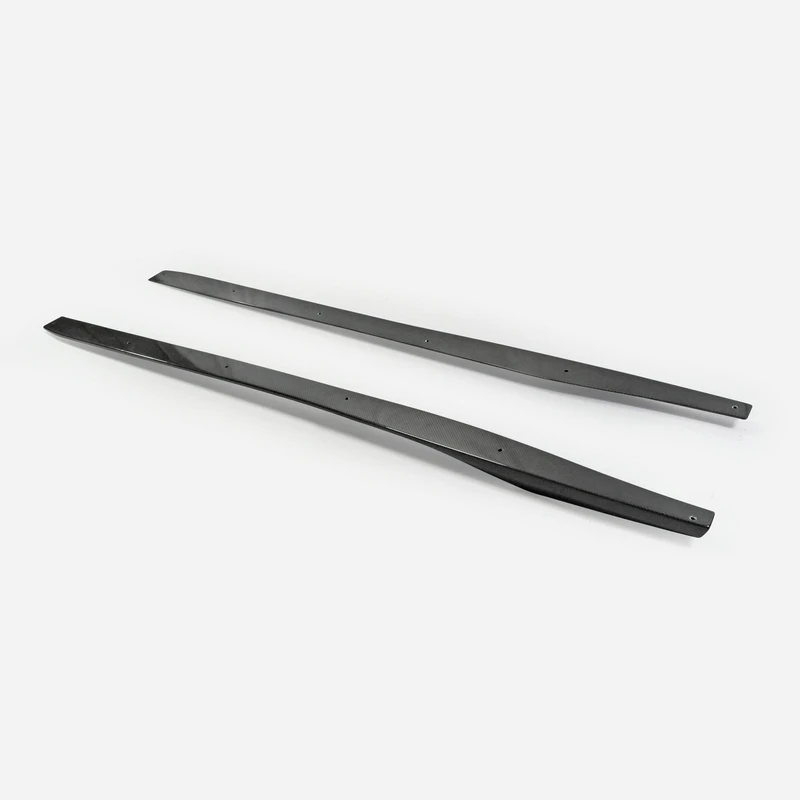 Для Nissan GTR R35 2017 MY17 VRS стиль углеродное волокно боковая юбка расширение глянцевая