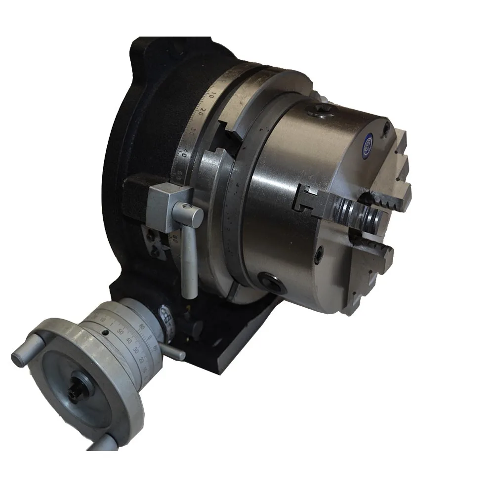 

HV-6/TSL150 Horizontal and Vertical Rotary Table Jaw Chuck with 5 Inch 3 Cast Iron Manual Operation Milling Drilling Machine