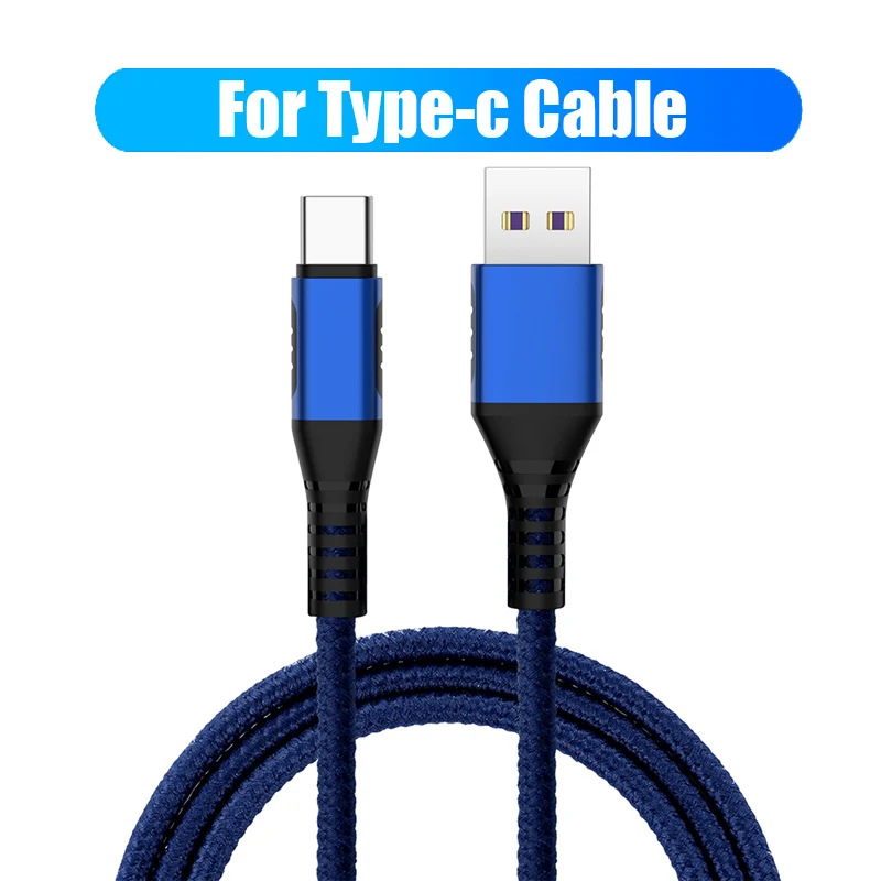 5A usb type-C кабель для huawei mate 20 Pro P30 P20 Pro Lite мобильный телефон USB C Быстрая зарядка зарядное устройство Шнур USB-C type-C кабель - Цвет: Blue for Type-c