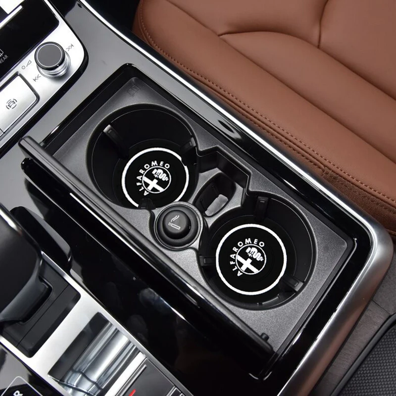 

Car Cup Holder Non-slip Mat For Alfa Romeo 159 Stelvio Giulia 4C Disco Giulietta Giulietta Mito 8C Gt 147 156 146 155 166 456